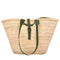Green Large Beach bag - Handwoven
